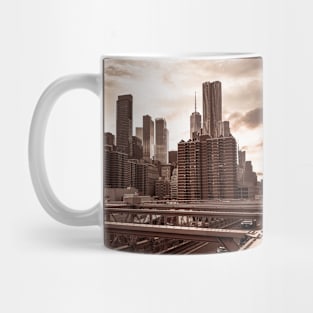 Manhattan Skyline Brooklyn Bridge New York City Mug